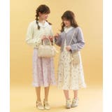 すみれ柄セーラー襟ワンピース | axes femme | 詳細画像5