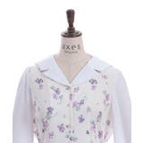 すみれ柄セーラー襟ワンピース | axes femme | 詳細画像9