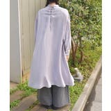UVカットレースアップロングシャツ | axes femme | 詳細画像10