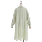 UVカットレースアップロングシャツ | axes femme | 詳細画像22
