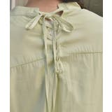 UVカットレースアップロングシャツ | axes femme | 詳細画像4