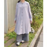 グレージュ | UVカットレースアップロングシャツ | axes femme