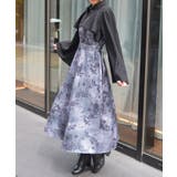 蝶々×花柄ジップワンピース | axes femme | 詳細画像8 