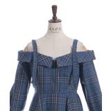 タータンチェック肩開ワンピース | axes femme | 詳細画像14