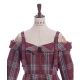 タータンチェック肩開ワンピース | axes femme | 詳細画像19