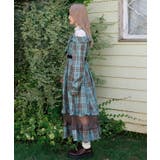 タータンチェック肩開ワンピース | axes femme | 詳細画像2