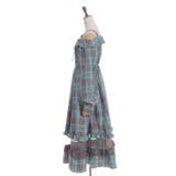 タータンチェック肩開ワンピース | axes femme | 詳細画像25