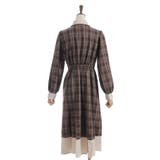 バイカラーチェックワンピース | axes femme | 詳細画像14 