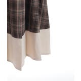 バイカラーチェックワンピース | axes femme | 詳細画像16 