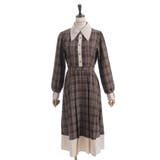 バイカラーチェックワンピース | axes femme | 詳細画像17 