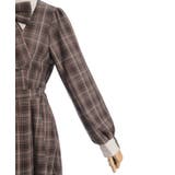 バイカラーチェックワンピース | axes femme | 詳細画像20 