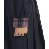 バイカラーチェックワンピース | axes femme | 詳細画像9 