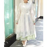 生成り | イレヘム総レースワンピース | axes femme