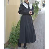 付け襟付ハイウエストワンピース | axes femme | 詳細画像11 