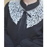 付け襟付ハイウエストワンピース | axes femme | 詳細画像12 