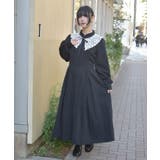 付け襟付ハイウエストワンピース | axes femme | 詳細画像14 