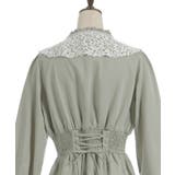 付け襟付ハイウエストワンピース | axes femme | 詳細画像30 