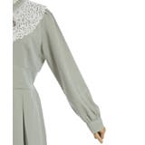 付け襟付ハイウエストワンピース | axes femme | 詳細画像31 