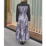 チェーン付アートローズ柄ワンピース | axes femme | 詳細画像3 