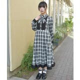 チェック切替シャツワンピース | axes femme | 詳細画像10 