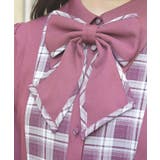 チェック切替シャツワンピース | axes femme | 詳細画像6 