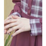 チェック切替シャツワンピース | axes femme | 詳細画像7 