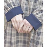 チェック切替シャツワンピース | axes femme | 詳細画像8 
