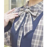 チェック切替シャツワンピース | axes femme | 詳細画像9 