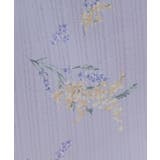 ミモザ×ラベンダー柄ワンピース | axes femme | 詳細画像5 