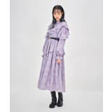 ラベンダー | 花柄ロングワンピース | axes femme