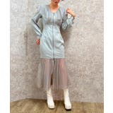 グレー | シアーフリルマーメイドワンピース | axes femme