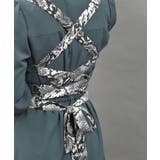 スネークベルトロングワンピース | axes femme | 詳細画像4