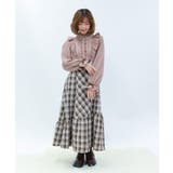 茶 | ハイウエストドッキングワンピース | axes femme