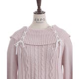 レースアップニットチュニック | axes femme | 詳細画像11