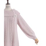 レースアップニットチュニック | axes femme | 詳細画像12