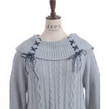 レースアップニットチュニック | axes femme | 詳細画像22