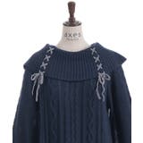 レースアップニットチュニック | axes femme | 詳細画像29