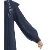 レースアップニットチュニック | axes femme | 詳細画像30