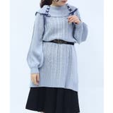 レースアップニットチュニック | axes femme | 詳細画像5