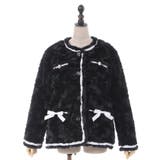 リボンデザインファージャケット | axes femme | 詳細画像13 