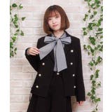 黒 | Wレースアップテーラージャケット | axes femme