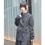 ハトメ×編上テーラージャケット | axes femme | 詳細画像4 