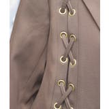 ハトメ×編上テーラージャケット | axes femme | 詳細画像8 