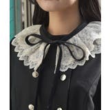 レース襟ノーカラージャケット | axes femme | 詳細画像11