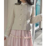 レース襟ノーカラージャケット | axes femme | 詳細画像16