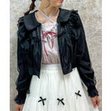 黒 | シアー×チュールブルゾン | axes femme
