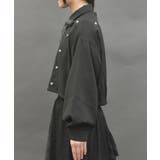 連ボタンデザインブルゾン | axes femme | 詳細画像2