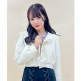 生成り | ビッグ襟ガーリーブルゾン | axes femme