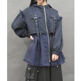 ミリタリーフーディーブルゾン[品番：IGAW0005667]｜axes femme