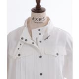 ベルト付ショートブルゾン | axes femme | 詳細画像7